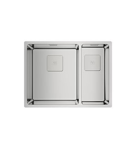 Teka FlexLinea RS15 2B 580 Çift Hazneli Tezgah üstü/altı Paslanmaz Çelik Eviye
