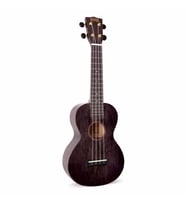 Mahalo Hano Series Concert Ukulele (Transparent Black)
