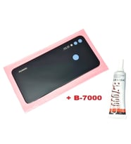 Tkgz Huawei Uyumlu Nova 3i Arka Pil Batarya Kapağı (CAM+B-7000) SİYAH
