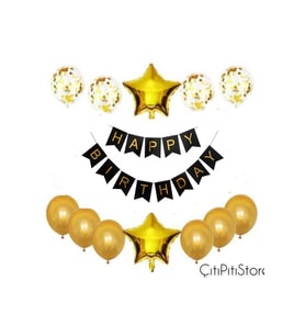 Lüks Happy Bırthday Doğum Günü Seti