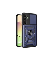 Samsung Galaxy A16 5g Kılıf Pars Lens Yüzüklü Silikon - Lacivert
