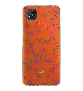 Xiaomi Redmi 9C  Kamera Korumalı Kapak Hello Kitty Tasarımlı Şeffaf  Kılıf