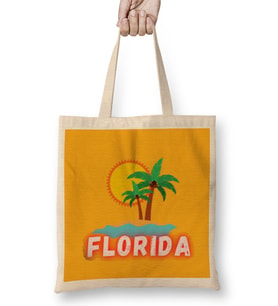 Florida Love Gift Bez Çanta Uzun Saplı