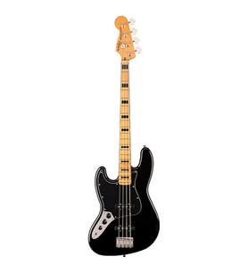 Squier 0374545506 Classic Vibe '70s Jazz Bass Solak Gitar (Siyah) Solak Çalım İçin Siyah Gövde ve Bağlamalı Sap