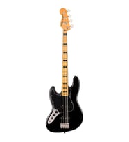Squier 0374545506 Classic Vibe '70s Jazz Bass Solak Gitar (Siyah) Solak Çalım İçin Siyah Gövde ve Bağlamalı Sap