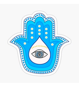 18cm Nazar Boncuğu Sticker Araba Duvar  Yapıştırma Etiket Mf24