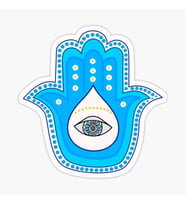 18cm Nazar Boncuğu Sticker Araba Duvar  Yapıştırma Etiket Mf24