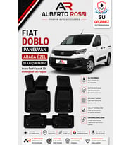 FIAT DOBLO PANELVAN 2010 - 2022 Araca Özel Kauçuk 3D Profesyonel Oto Paspası