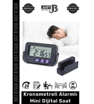 #KronometreliSaat Alarmlı Öğrenci Ders Pilli Sabitlenebilir Yapışkanlı Kronometre Mini Dijital Saat