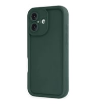 İphone 16 Kılıf Viera Silikon - Koyu Yeşil
