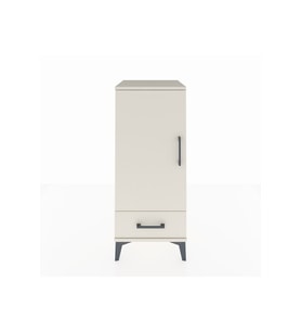 Hyperion Komodin 2 Raflı Tek Çekmeceli Tek Kapaklı 44x44x106 Aytaşı-Aytaşı