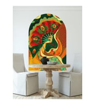Velaris Boho Bohem Renkli Duvar Sticker