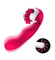 FLIRT Dönebilen Dil Klitoris Uyarıcı ve G-Spot Uyarıcı 2 in 1 Vibratör