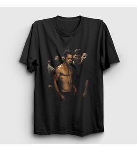Presmono Unisex Siyah Tyler Durden Film Dövüş Kulübü Fight Club T-Shirt 244833tt