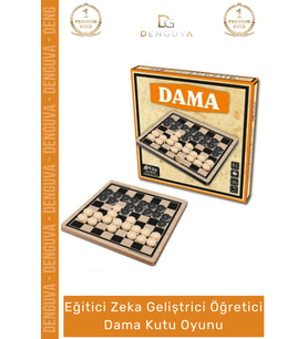 Özel Seri Eğitici Zeka Geliştirici Öğretici Eğlence Aile Parti Yılbaşı Etkinlik Dama Kutu Oyunu