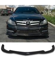 Mercedes W204 C180 Ön Lip Parlak Siyah Plastik Ön Ek Karlık 2011 2012 2013 2014 Makyajlı Kasa karlık+bodykit+ek