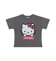 Hello Kitty 10-13 Yaş Tişört - Gri