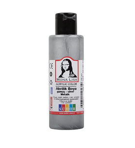 MONA LİSA GÜMÜŞ RENGİ AKRİLİK BOYA 70 ML