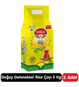 Doğuş Geleneksel Rize Çayı 5 Kg 2 Paket