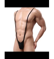 Fantezia Night Tegan Fantezi Lastikli Siyah Erkek String – Tanga TG274616