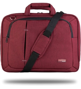 Classone UL165 Ultrabook Serisi Wtx Pro Su Geçirmez Kumaş, Notebook Çantası 13.3 – 15,6 inch uyumlu- Bordo