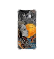 PrintiFy Samsung Galaxy S8 ile Uyumlu Simya Serisi Mozaik Tanrıça Tasarımlı Uv Baskılı Köşe Korumalı Antişok Kılıf
