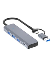 ALLY ADS-309D 4 Portlu USB+Type-C USB 3.0 Çoklayıcı Data HUB Adaptör-(5775) - SSSSSS3387-1560