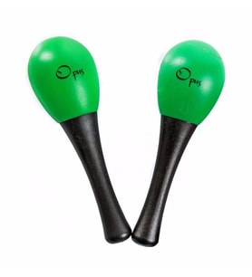 Opus PM-2 yeşil Plastik Saplı Marakas
