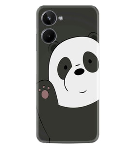 11 Pro Kılıf Silikon Desen Özel Seri Hello Panda 1709