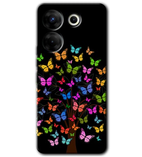Tecno Camon 20 Kılıf HD Desen Baskılı Arka Kapak - Cacti Prairies