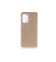 Samsung Galaxy A52 Uyumlu Kılıf Zore Shining Silikon (Gold)