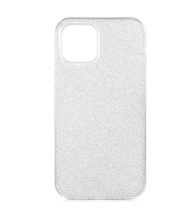 Apple iPhone 12 Mini Kılıf Zore Shining Simli Silikon Kılıf (Gri)