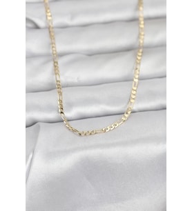 CM 14K Gold Renk İnce Kuşgözü Zincir Model 60 cm Kadın Kolye - TJ-BKO10978