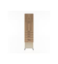 Hyperion Dolap 3 Raflı 4 Çekmeceli 2 Kapaklı 60x44x243 Aytaşı-Çam