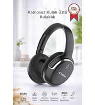 Bluetooth Kulaklık Kulak Üstü Kablosuz Kulaklık HD60 Siyah