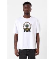 Demon Slayer Anime Hantengu Clone Beyaz Erkek Oversize Tshirt