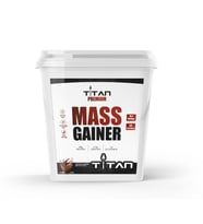 Titan Premium MassGainer 5000 Gr-Çikolata-Aroma - SHAKER HEDİYE (Silver)