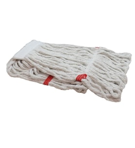 Cod-Ex Çift Kovalı Temizlik Seti Yedek Islak Mop Dar Pamuklu Beyaz - 17 Cm. - 450 Gr. - 1 Adet