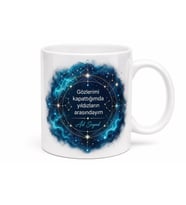 Bilim Kurgu Sever Yazılı Baskılı Kupa Bardak Hediye Porselen Mug