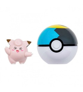 Pokemon Clip 'N' Go Poke Ball ve Clefairy Figür PKW4160