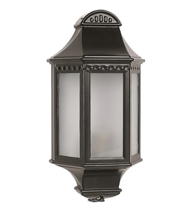 AVONNI BFE-68068-BSY-OP Siyah Boyalı Dış Mekan Aydınlatma E27 Aluminyum Polikarbon Cam 17x10cm