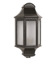 AVONNI BFE-68068-BSY-OP Siyah Boyalı Dış Mekan Aydınlatma E27 Aluminyum Polikarbon Cam 17x10cm