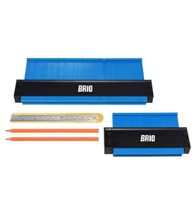 Brio Kaportacı Şablon Tarağı 150 Mm Ve 250 Mm Seti 5 Parça