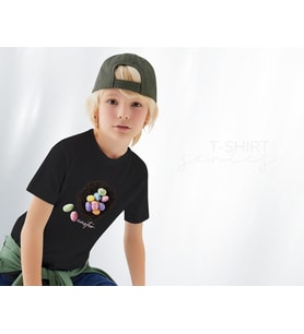BK Gift Paskalya Tasarımlı Erkek Çocuk Siyah T-shirt, Arkadaşa Hediye, Doğum Günü Hediyesi, Trend Tişört, Paskalya Bayramı-1