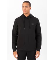 Maraton Regular Erkek Kapüşonlu Siyah Sweatshirt