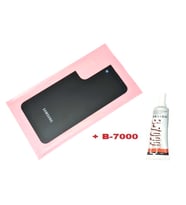 Tkgz Samsung Galaxy S22 Arka Pil Batarya Kapağı (CAM+B-7000) SİYAH