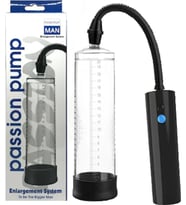 Passion Pump Power Up 22 Cm Usb Şarjlı Emiş Gücü Yüksek Penis Vakum Pompası