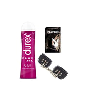 Durex Kiraz Aşkı 50 ml Jel + Siyah Deri El Kelepçesi + Hediye
