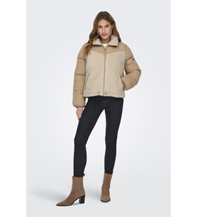 ONLSIENA TEDDY MIX PUFFER CC OTW (Taş)
