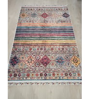 Room Colours Pamuk Dokuma Taban Kaymaz Yıkanabilir Renkli Kilim